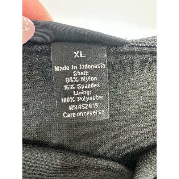 Apt. 9 Womens Swimsuit Bottoms Size XL Black Bikini Style - Picture 3 of 8